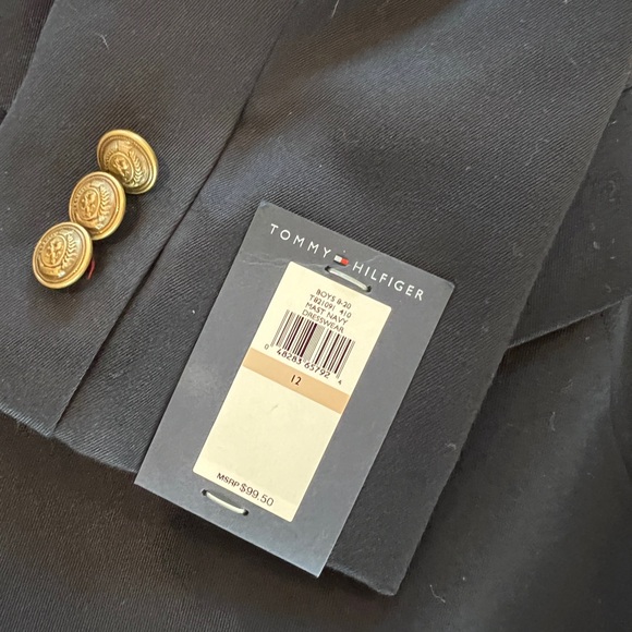 Tommy Hilfiger Boys Mast Navy Dresswear Blazer NWT size 12 - Picture 4 of 6